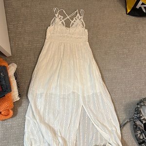 NWOT White Lace Maxi